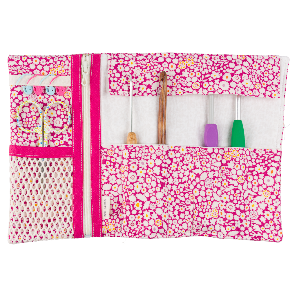 Kit pochette pour crochets & Co | Fushia