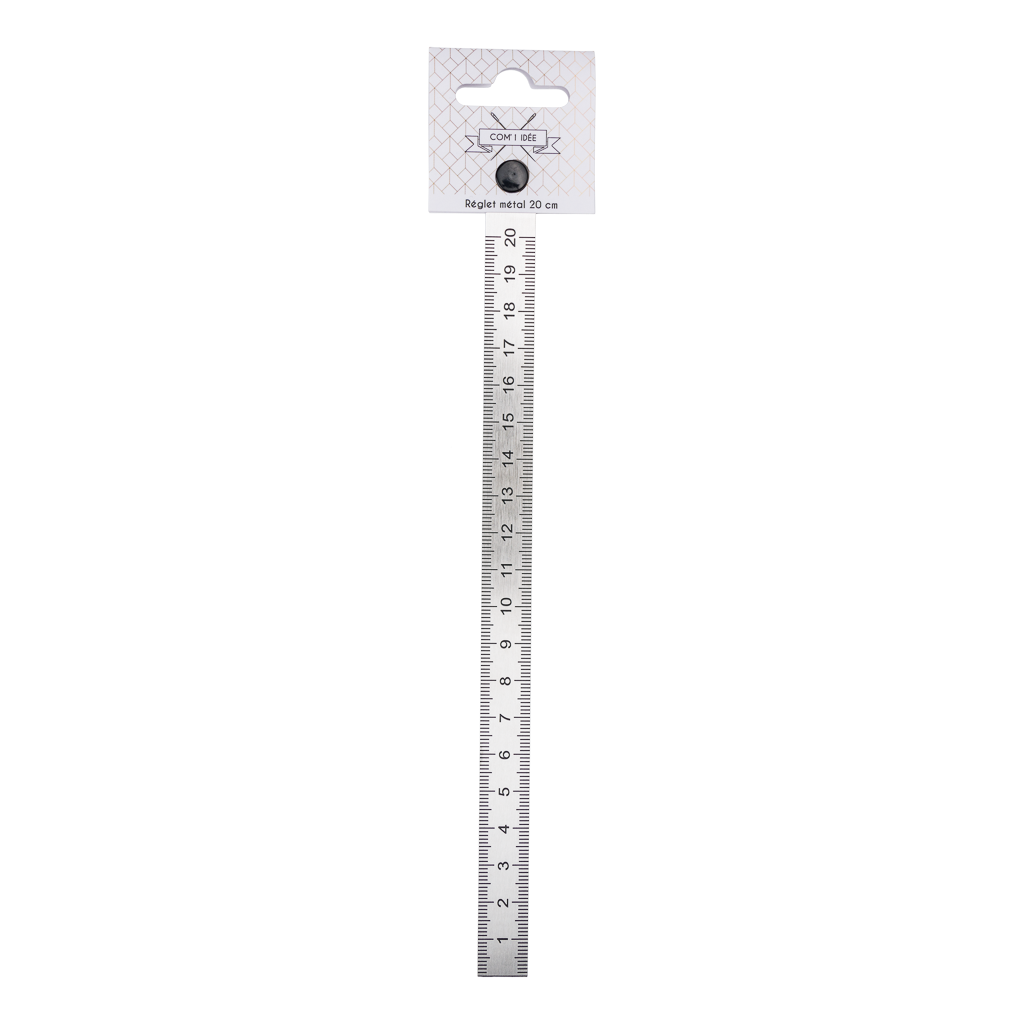 Réglet métal | 20 cm