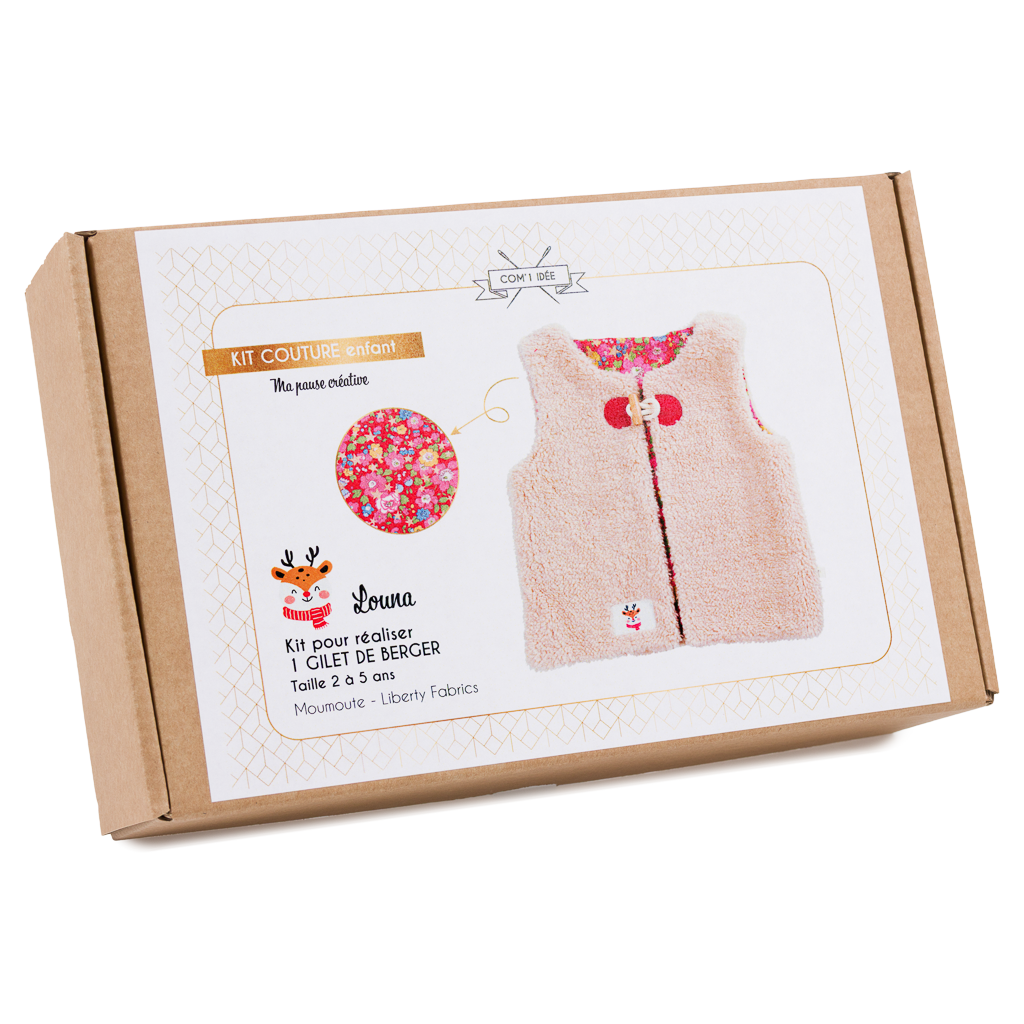 Kit gilet berger fille | Louna