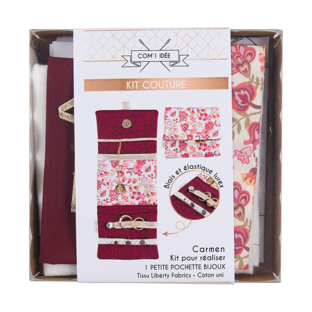Kit petite pochette bijoux | Carmen