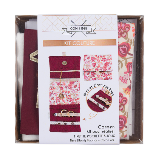 Kit petite pochette bijoux | Carmen