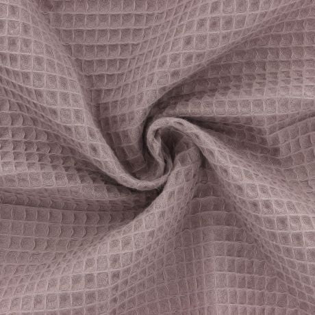 Tissu éponge en nid d'abeille bio | Lavande