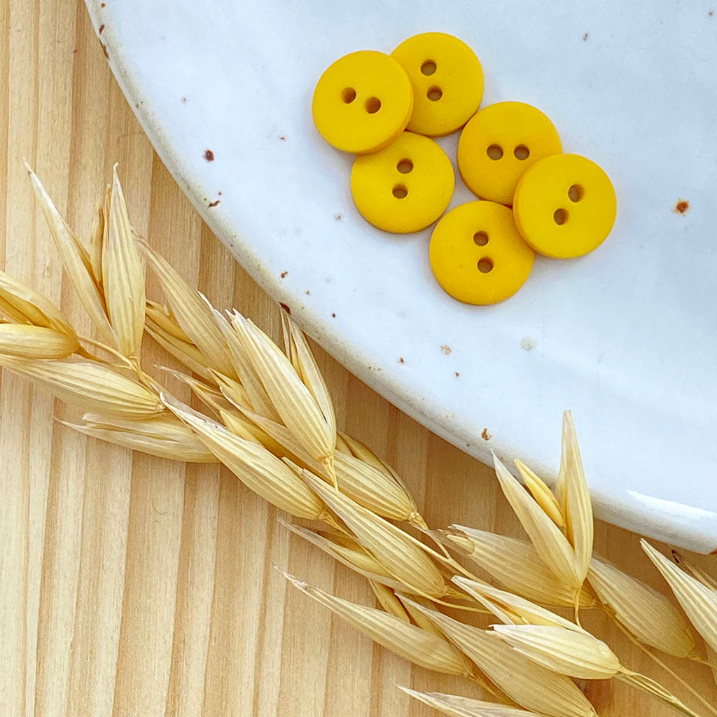Boutons classique mat | Moutarde