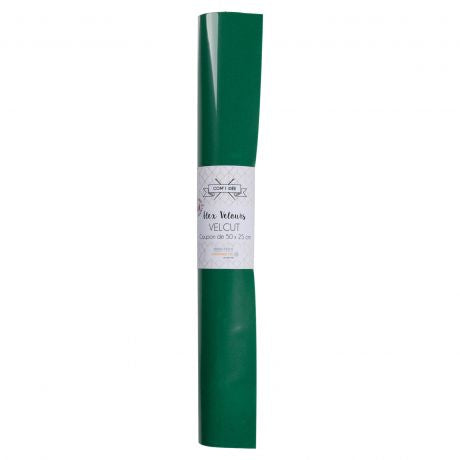 Feuille de flex 50 x 25cm | Velours vert