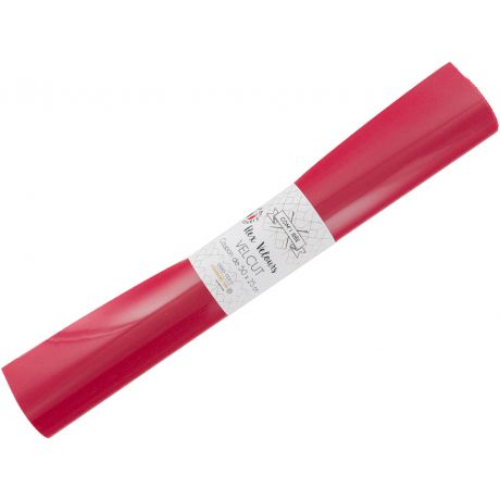 Feuille de flex 50 x 25cm | Velours rouge