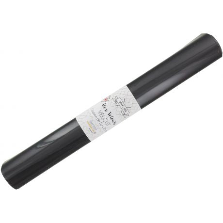 Feuille de flex 50 x 25cm | Velours Noir