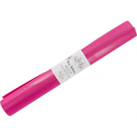 Feuille de flex 50 x 25cm | Velours Fuchsia