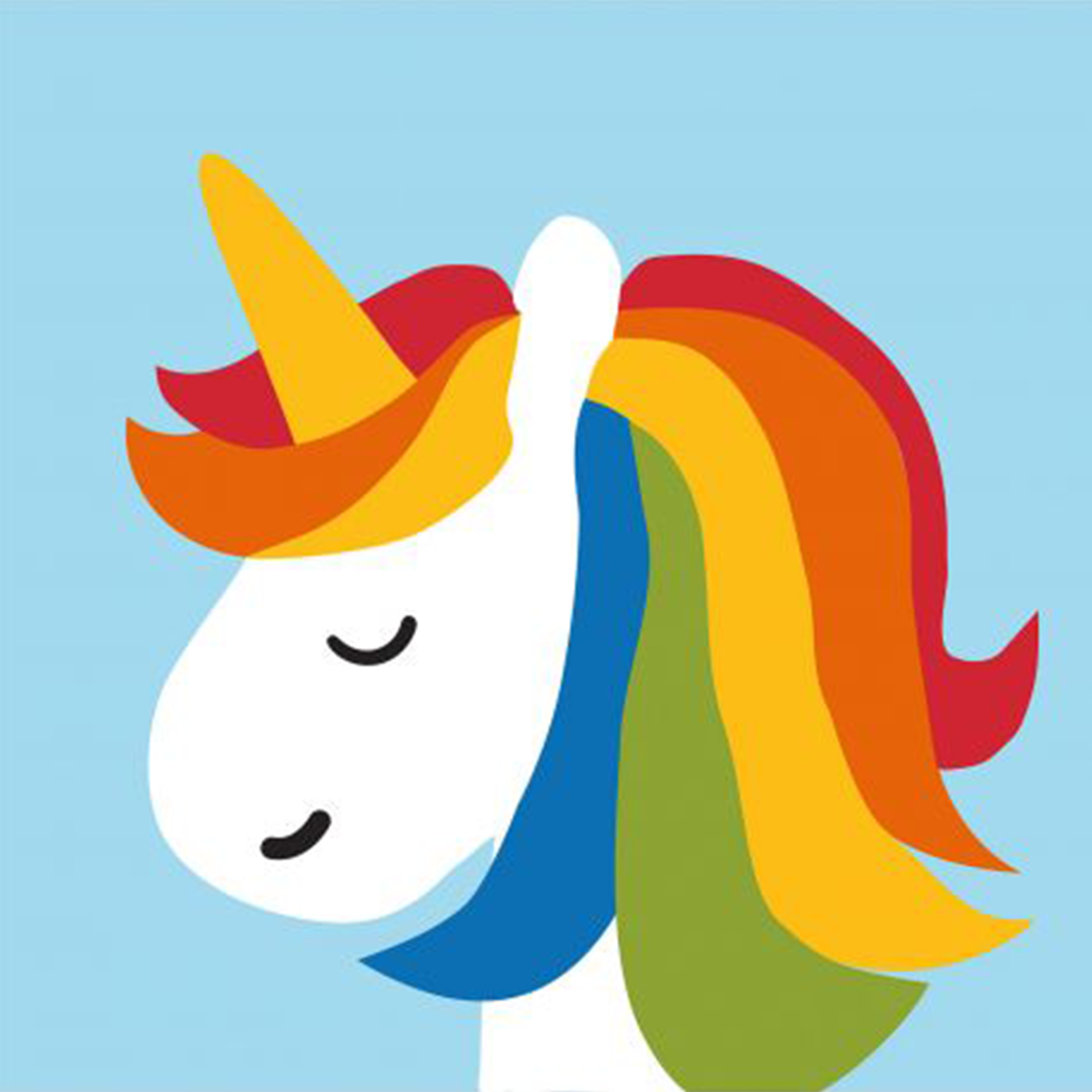 Kit canevas soudan | Rainbow la licorne