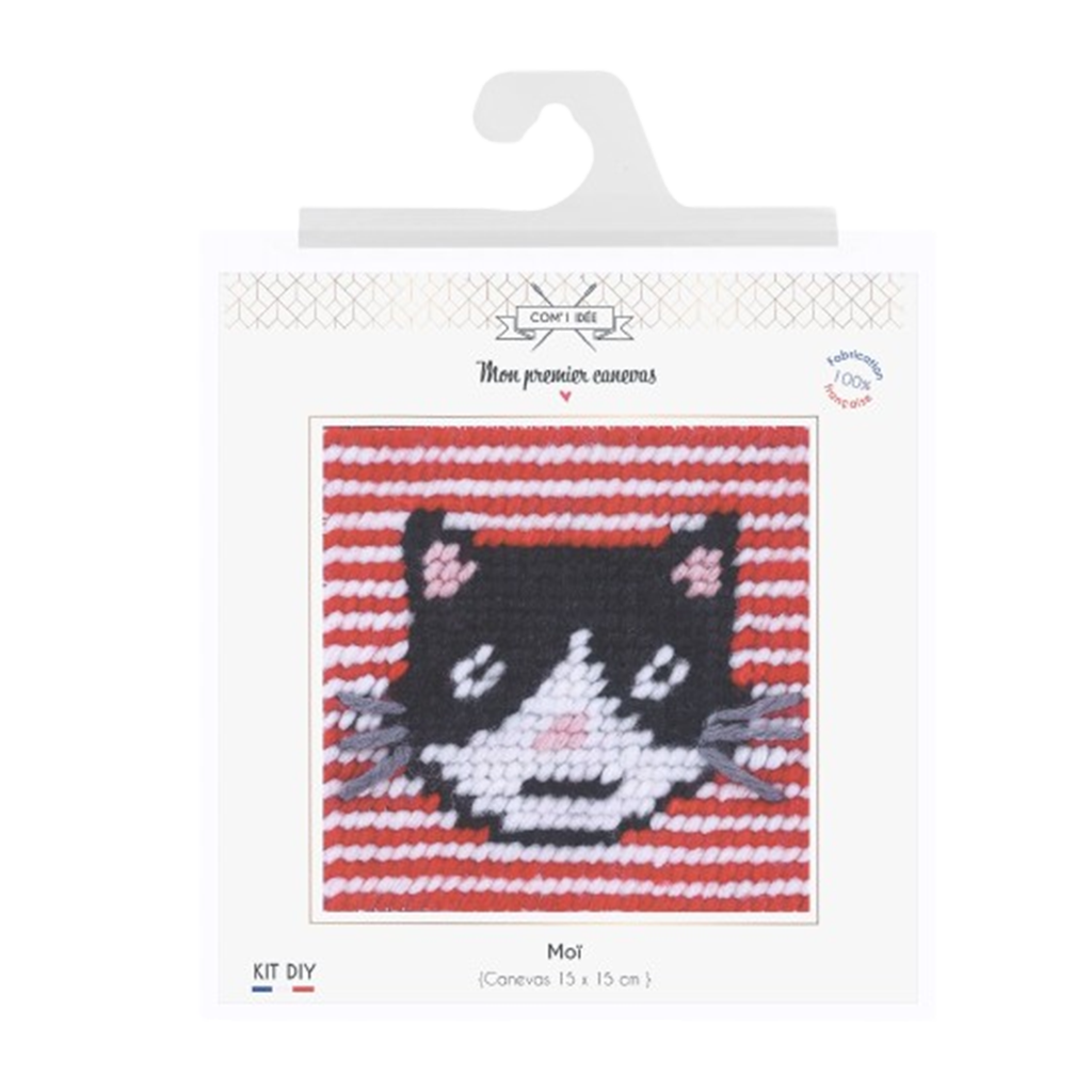 Kit canevas soudan | Moï le chat