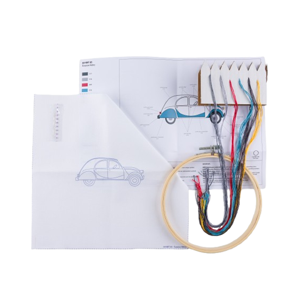 Kit broderie | Évasion rétro