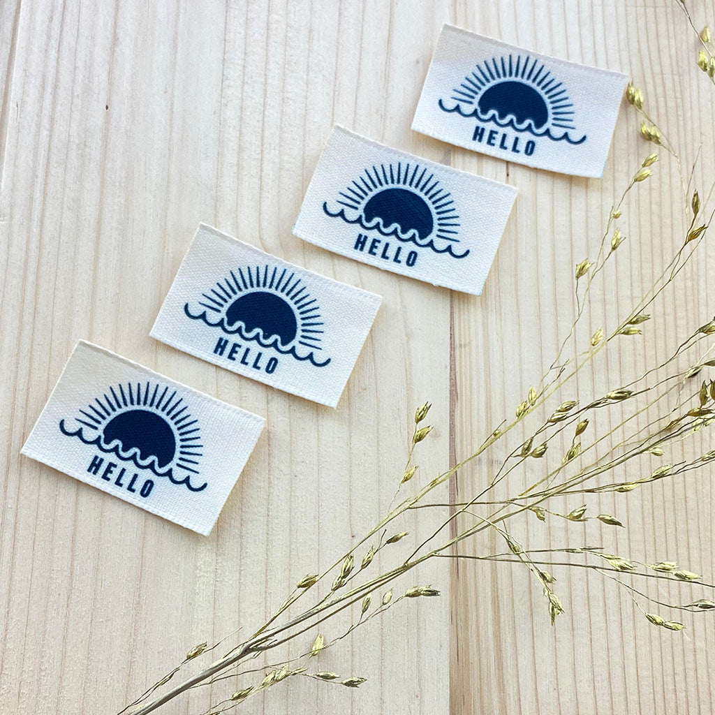 Lot d'étiquettes | Hello