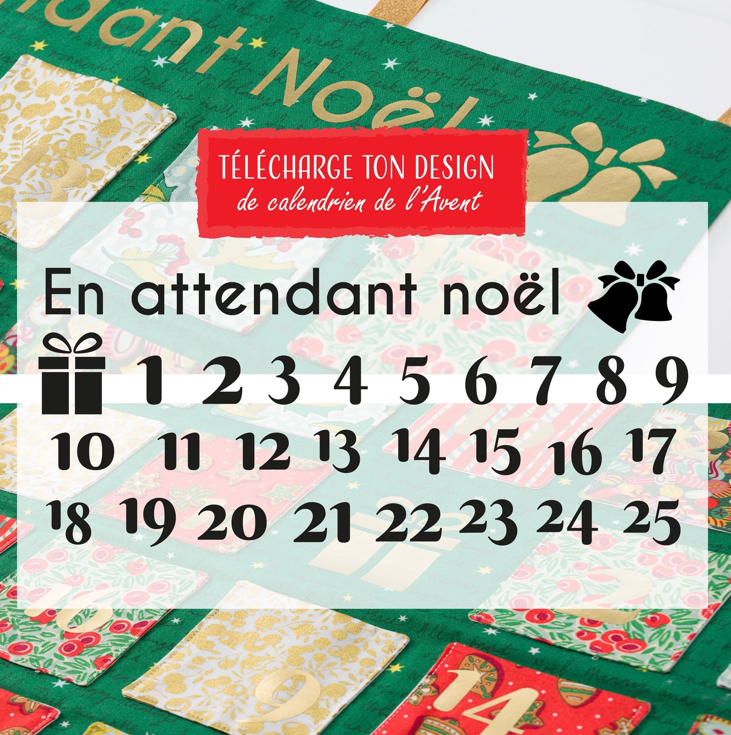 Design gratuit | Numéros Calendrier de l’Avent