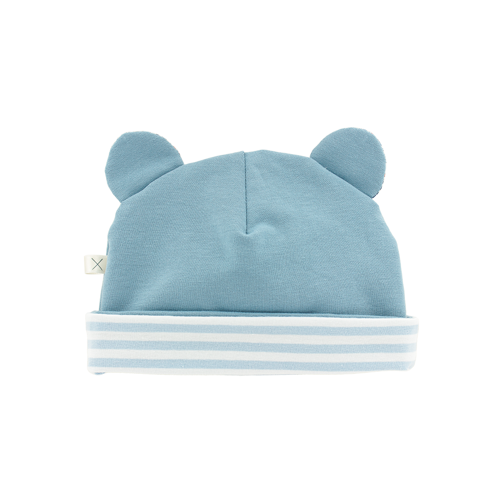 Kit Naissance bonnet et chaussons | Marin