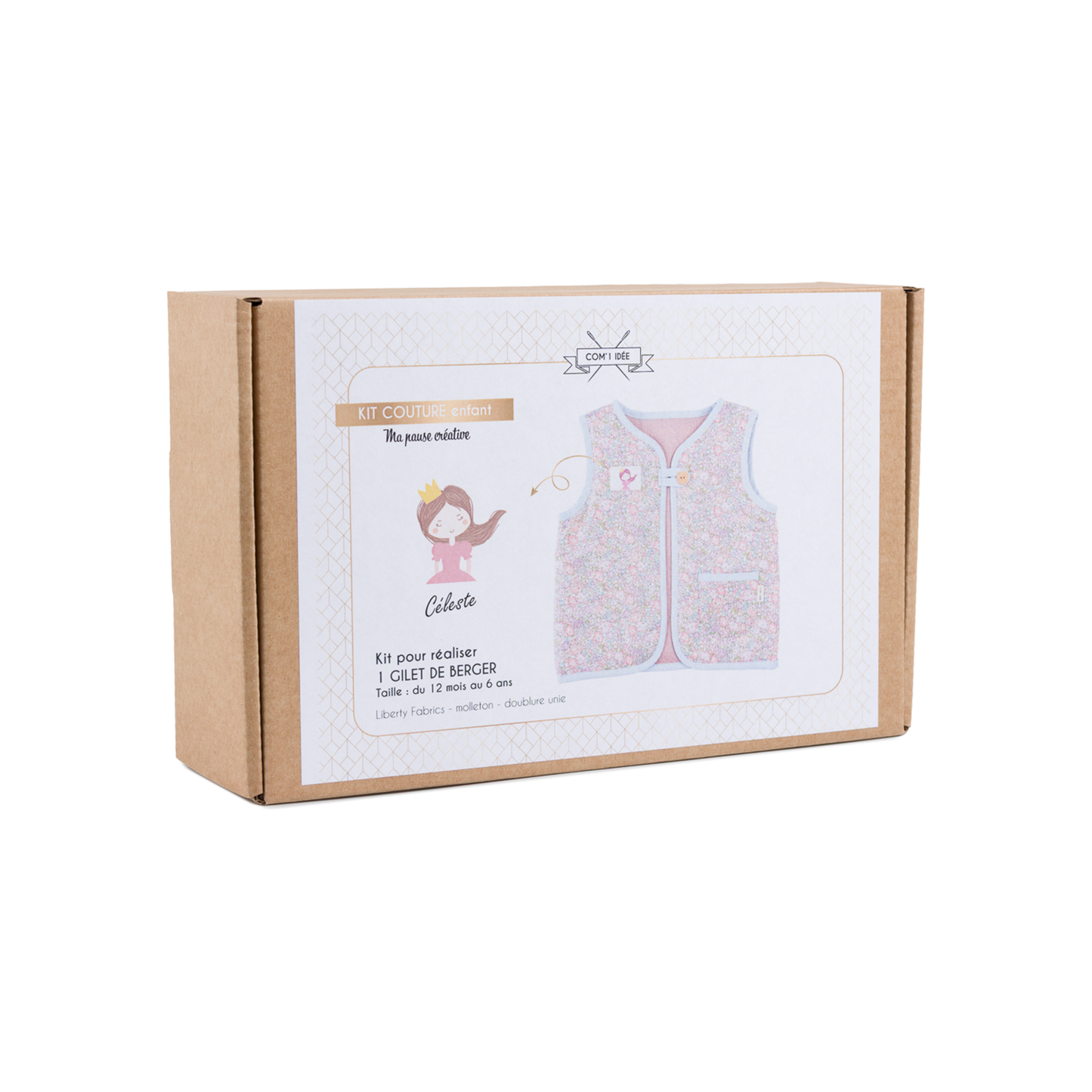 Kit gilet berger fille | Céleste