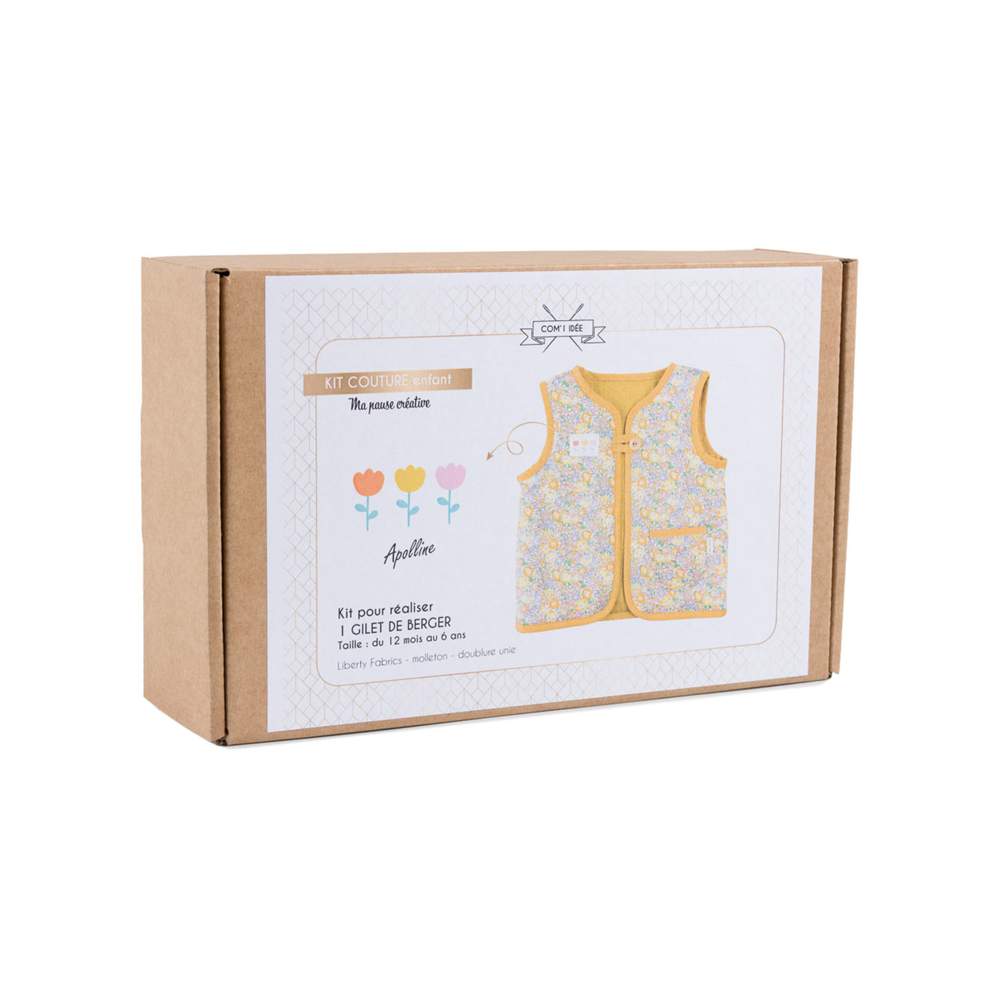 Kit gilet berger fille | Apolline