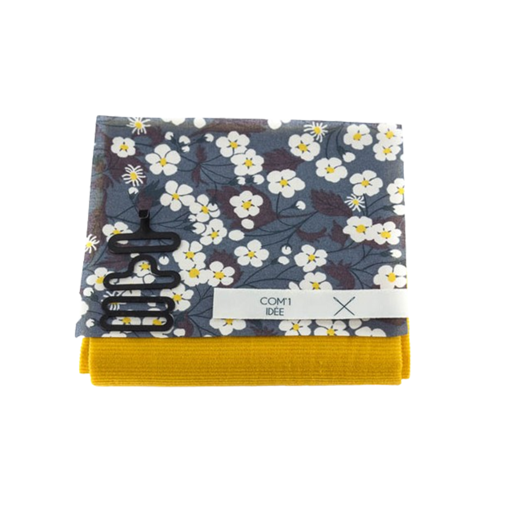 Kit Nœud-Pap' velours | Moutarde