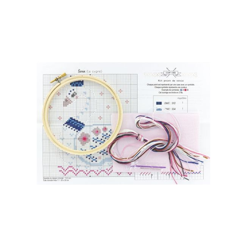 Kit point de croix | Swan le cygne