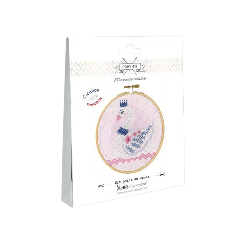 Kit broderie point de croix Riolis Cygne blanc Kit broderie point de croix Riolis Cygne blanc
