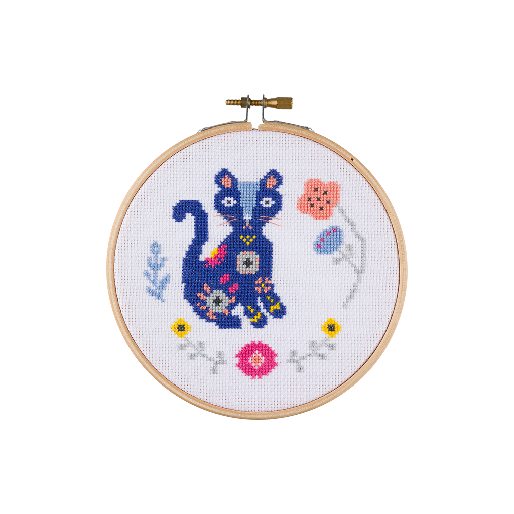 Kit point de croix | Cat folk