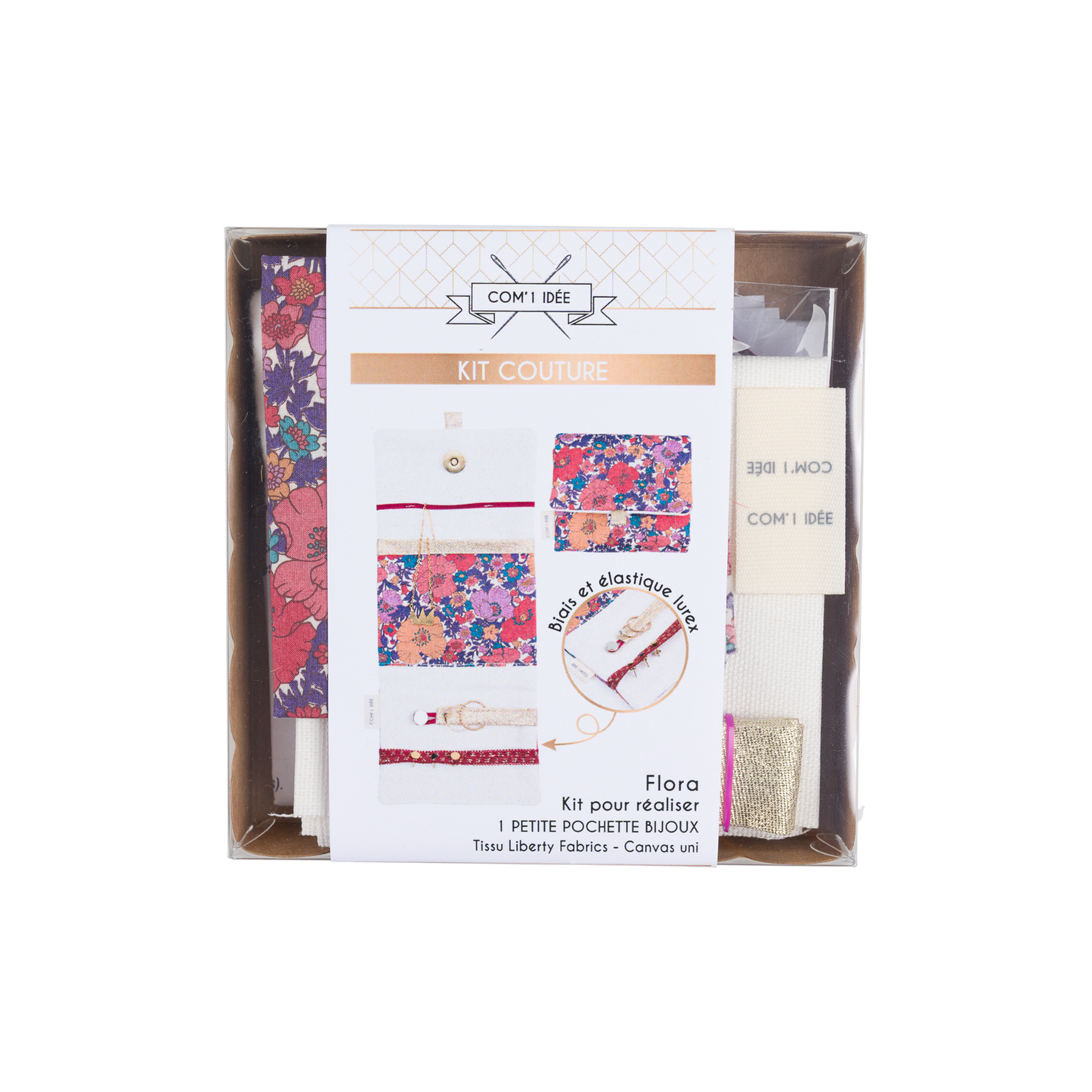 Kit petite pochette bijoux | Flora