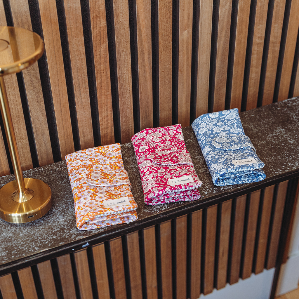 Kit pochette pour crochets & Co | Bleue