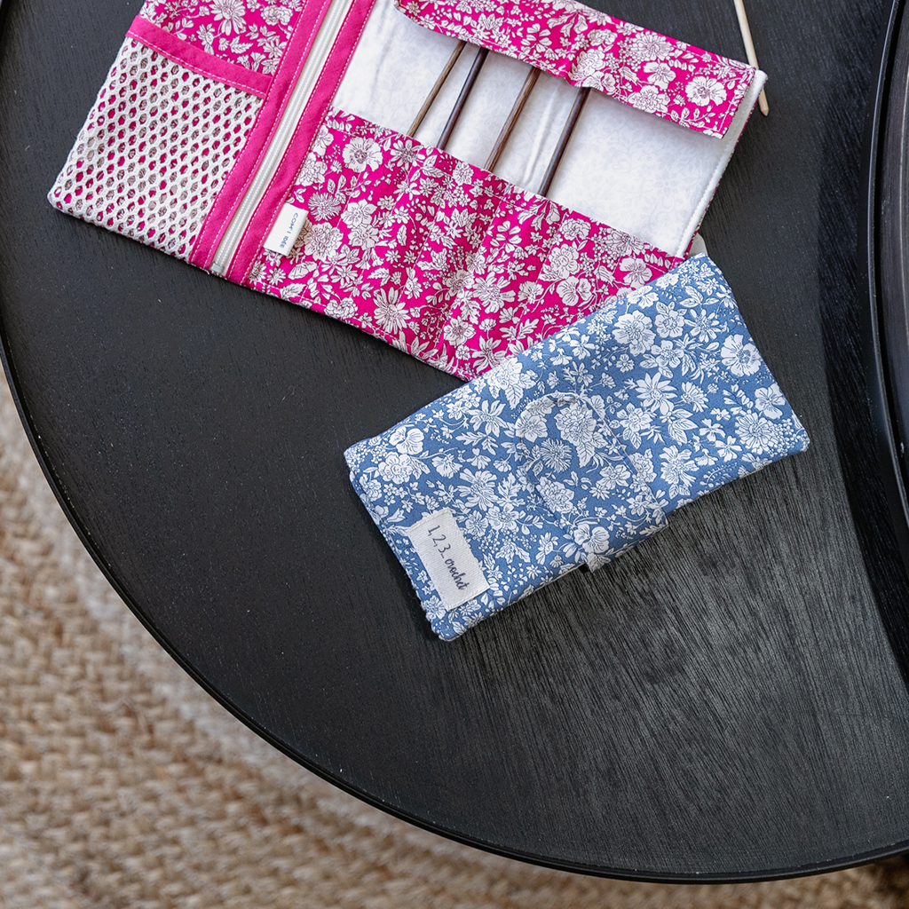 Kit pochette pour crochets & Co | Bleue