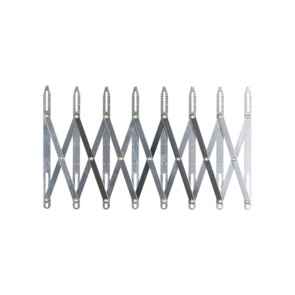 Jauge extensible en métal