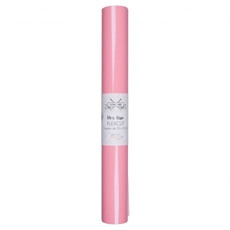 Feuille de flex lisse 50 x 25cm | Rose tendre
