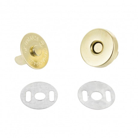 Bouton pression aimanté 15mm | Or