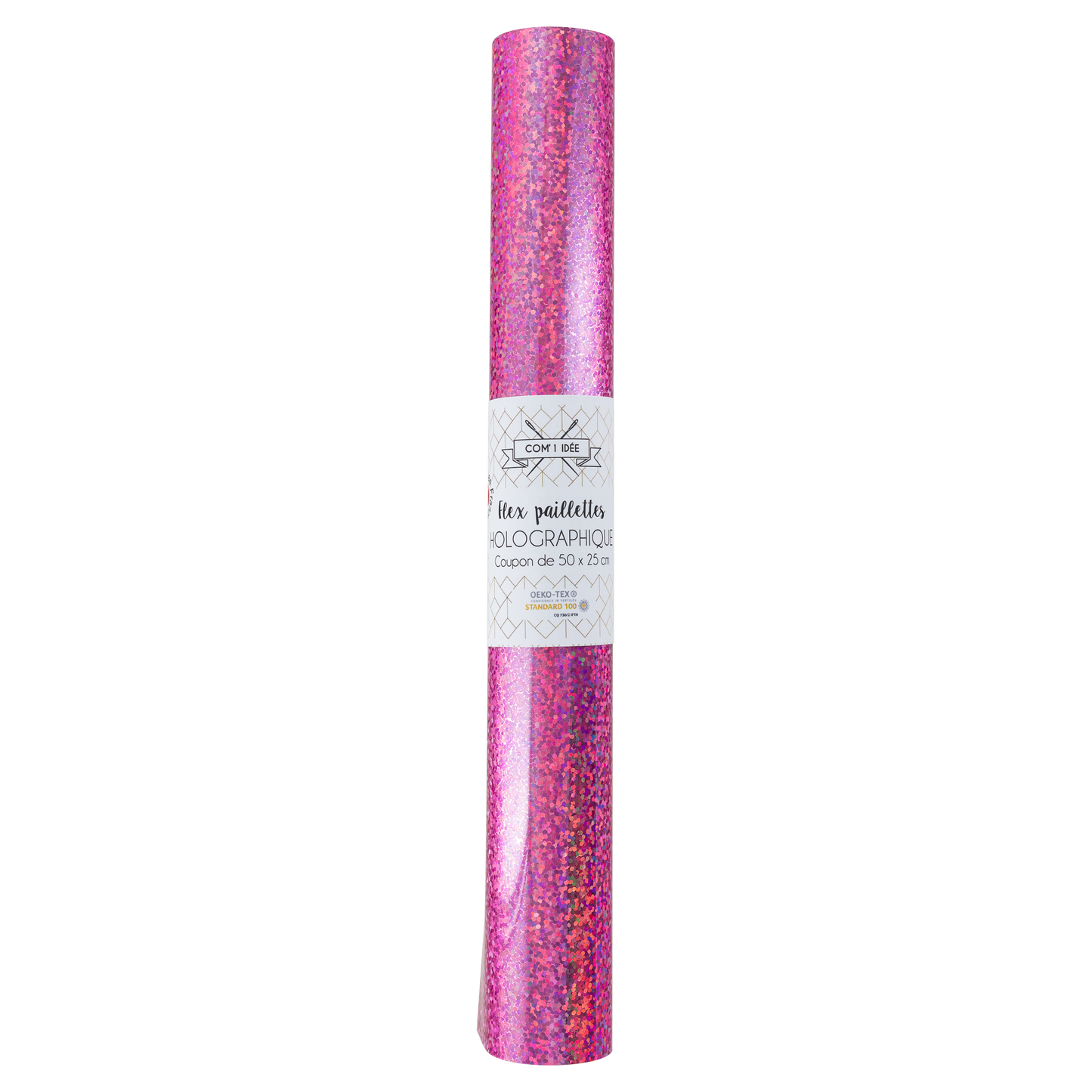 Feuille de flex 50 x 25cm | Holo Rose