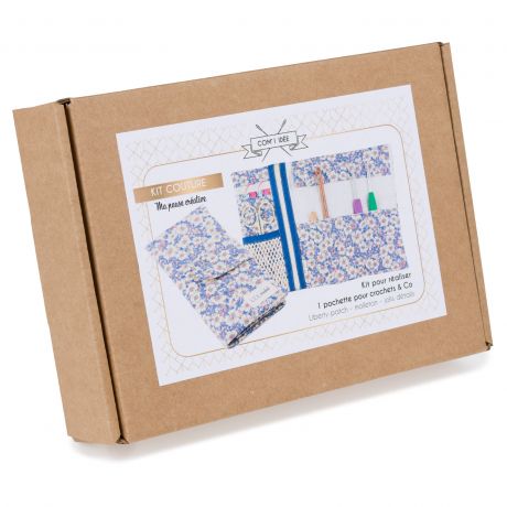 Kit pochette pour crochets & Co | Bleu