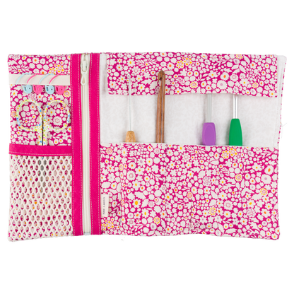 Kit pochette pour crochets & Co | Fushia
