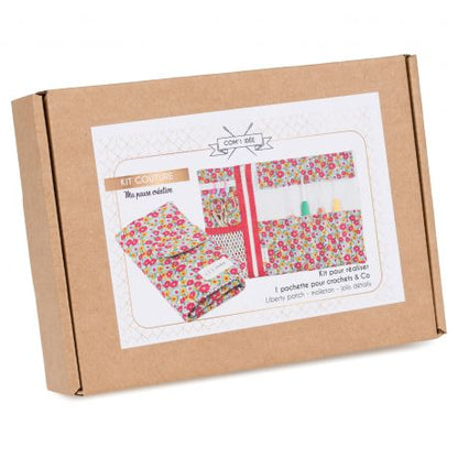 Kit pochette pour crochets & Co | Rouge