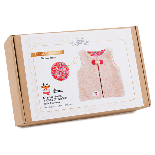 Kit gilet berger fille | Louna