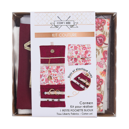 Kit petite pochette bijoux | Carmen