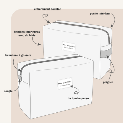 Patron PDF | trousse mes essentiels