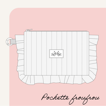 Patron PDF | Pochette froufrou