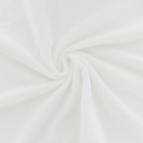 Tissu éponge microfibre bambou | Blanc