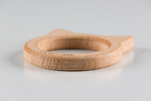 Anneau de dentition en bois chat Com'1 Idée