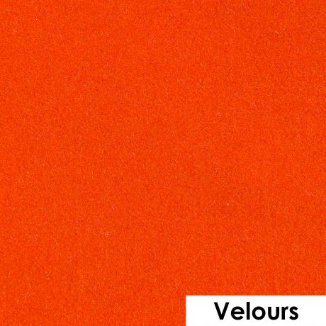 Feuille de flex 50 x 25cm | Velours Orange