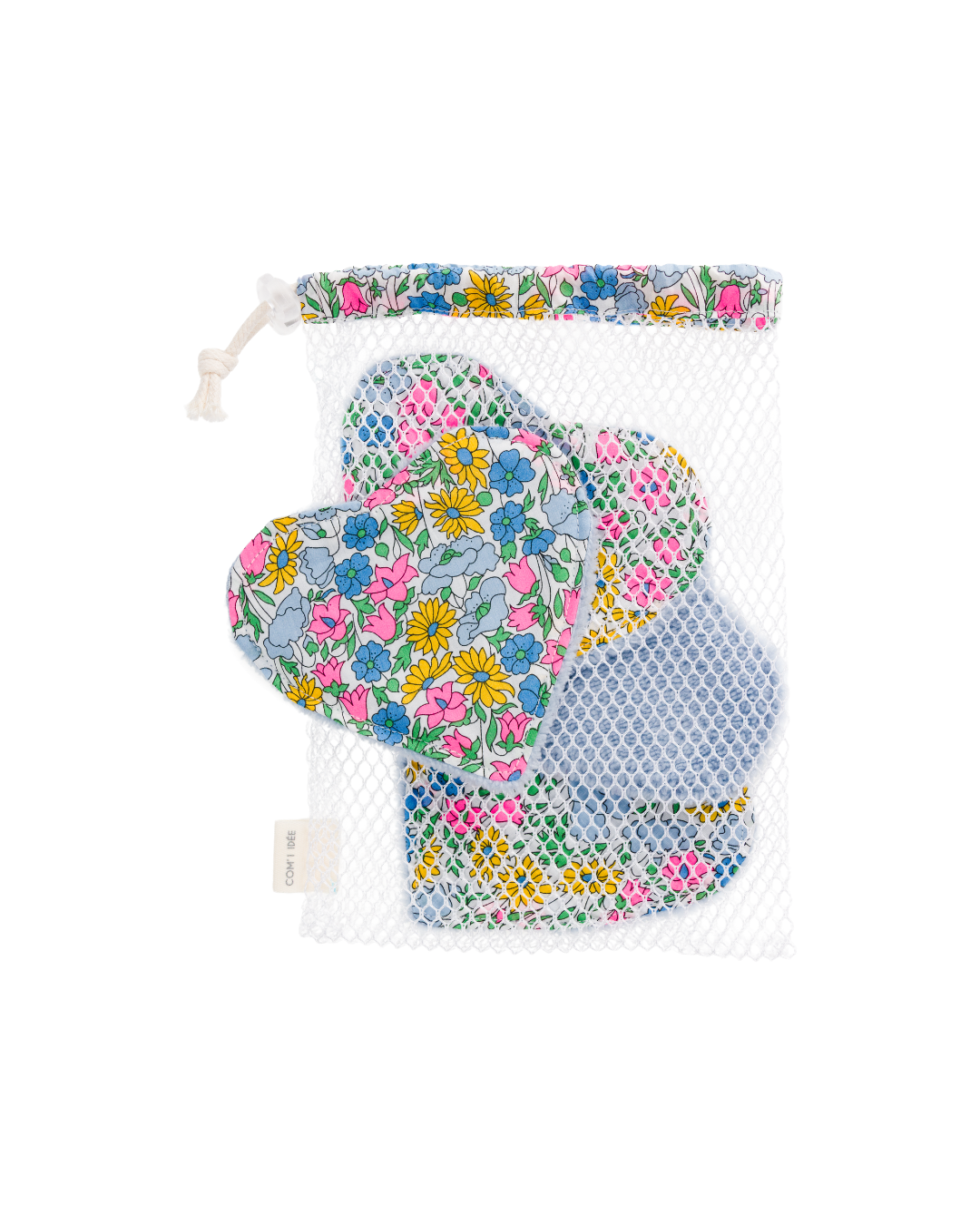 Kit Lingettes cœur, grand carré & filet | Amélie