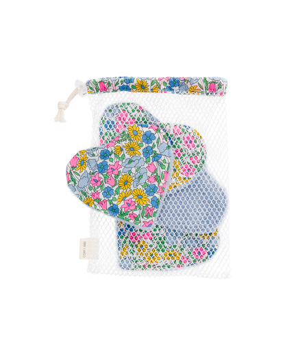 Kit Lingettes cœur, grand carré & filet | Amélie