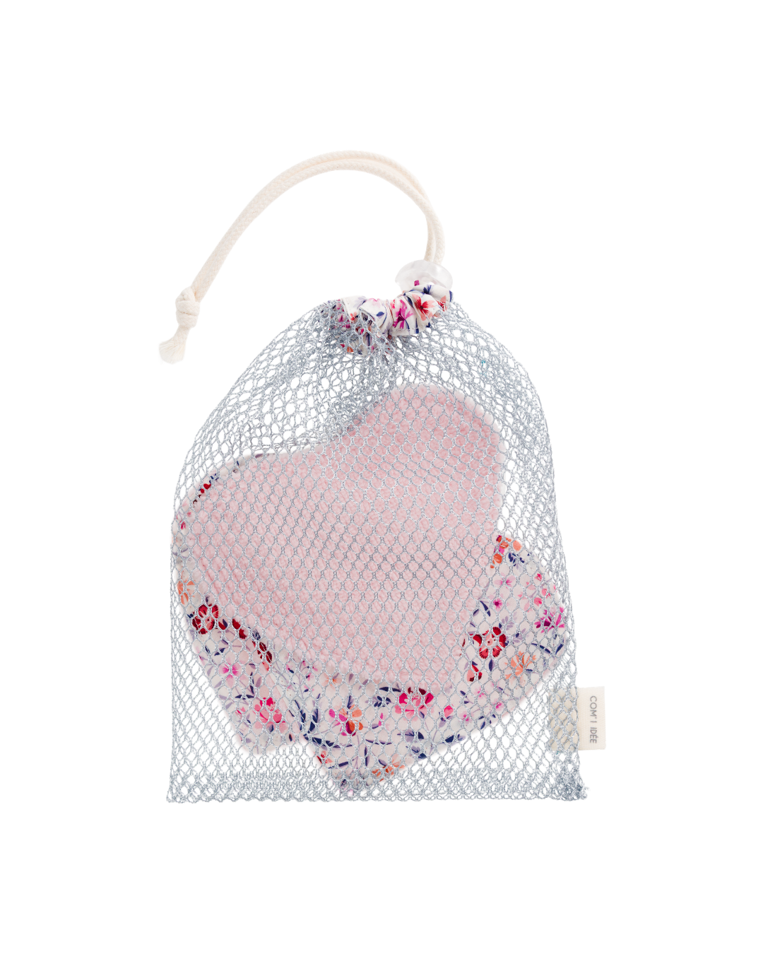 Kit Lingettes cœur, grand carré & filet | Fanny