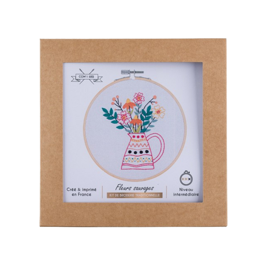 Kit broderie | Fleurs sauvages