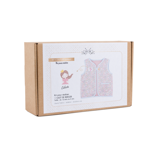 Kit gilet berger fille | Céleste