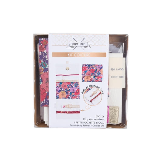 Kit petite pochette bijoux | Flora