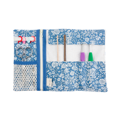 Kit pochette pour crochets & Co | Bleue