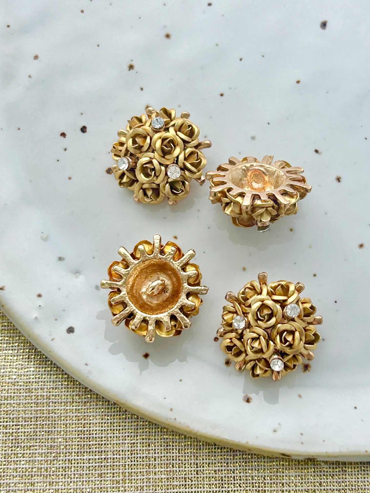 Lot bouton n° 6 | Doré