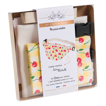 Kit sac banane enfant | Cherry | COM'1 IDÉE x Audrey Robitaille