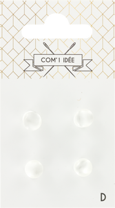 Carte de 4 boutons / mariages & cérémonies